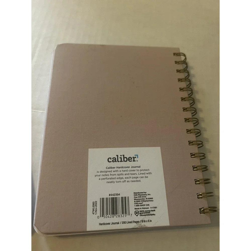 Caliber Hard Cover Journals Lot Of 2 ‎ 200 Lined Pages 8